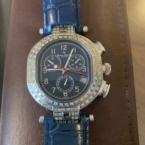 Lucien Picard - Capella - Diamond & Leather Watch